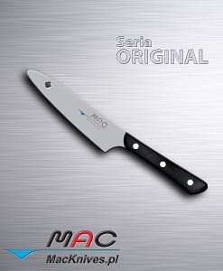 Uniwersalny nóż szefa kuchni idealny do cięcia, krojenia większości produktów spożywczych. Ostrze 140 mm.