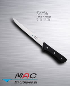 Fishing Fillet Knife – nóż kuchenny do filetowania. Ostrze 200 mm Cienki i bardzo ostry nóż do ryb z laminowanym drewnianym uchwytem. Idealny do usuwania kości z drobiu jak również mięs.