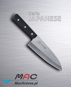 Japanese Deba Cleaver Knife – japoński tasak Deba. Ciężki tasak do cięcia ryb i kości. Ostrze 165 mm.